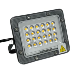 LED Bouwlamp 20W 6000K zwart - premium