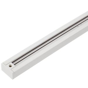 Rail 1-fase 2meter incl. start en eindstuk wit