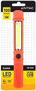 LED werklamp 1W oranje 3xAAA