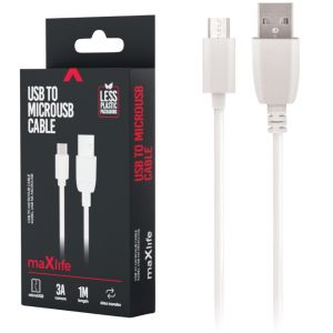 USB - Micro USB kabel 1m wit