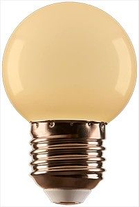 LED kogel E27 1-5W 2300K mat