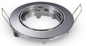 Inbouwspot verstelbaar 50mm rond chroom
