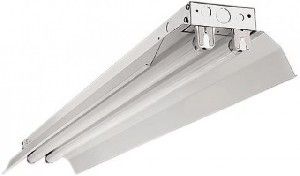 Trogarmatuur 2 x 120cm met hoogglans reflectorwit