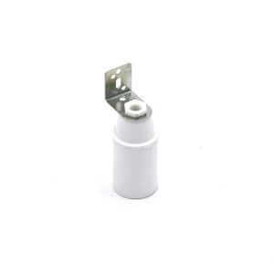Lamphouder E14 wit met beugel