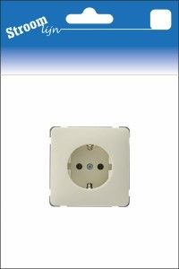 PEHA CREME inbouw stopcontact wcd RA enkel