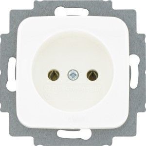 Busch Jaeger WIT inbouw stopcontact wcd