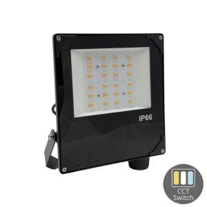 LED Bouwlamp 50W 3CCT zwart Premium High Lumen