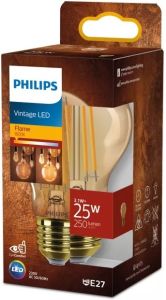 Philips LED GLS E27 3,1-25W 1800K filament gold blister