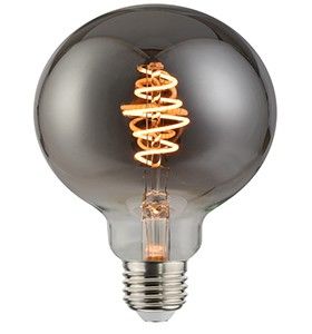 Nordlux LED Globe G125 E27 5-15W 1800K filament spiraal grey dimbaar