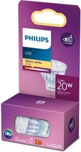 Philips LED spot MR11 GU4 12V 2,3-20W 2700K blister