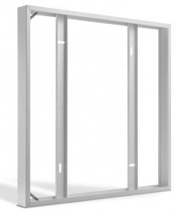 Opbouwframe voor LED paneel 60x60x5,5cm wit