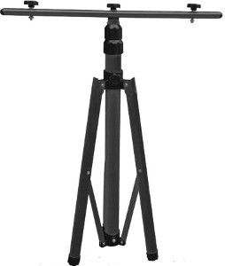 Statief driepoot voor bouwlamp tot 150cm zwart