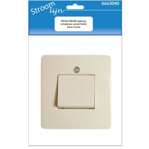 PEHA CREME opbouw schakelaar wissel