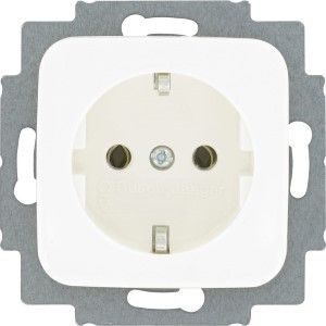 Busch Jaeger WIT inbouw stopcontact wcd RA