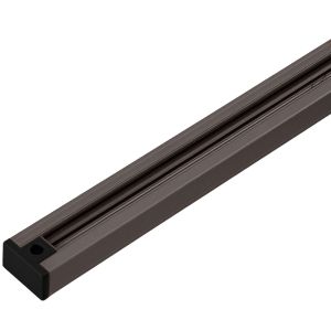 Rail 1-fase 2meter incl. start en eindstuk zwart/brons