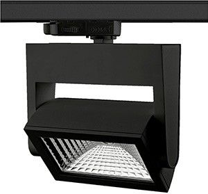 LED railspot 3-fase 33W 3000K zwart 90x70gr Lival Nanna Large