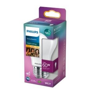 Philips LED GLS E27 7,5-60W filament mat SceneSwitch blister