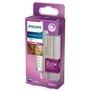 Philips LED R7S 118mm 230V 14-100W 3000K dimbaar blister