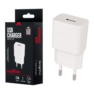 USB lader 2,1A wit
