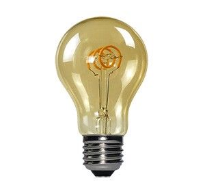 LED GLS E27 4-10W 2200K filament spiraal gold dimbaar