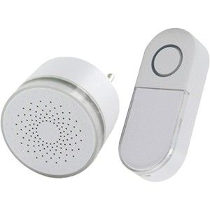DiO Draadloze deurbel set Plug-in design mini 150m