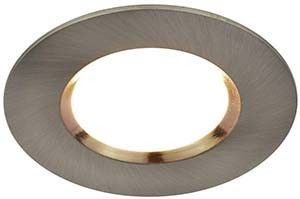 LED Inbouwspot Mahi 8,5W geschuurd chroom IP65