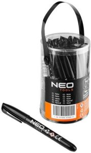 Permanente bouwmarker zwart 30 stuks