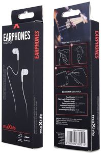 Stereo earphones in-ear 3,5mm bedraad wit