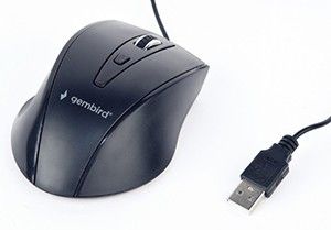 Optische muis bedraad USB zwart design