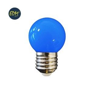 EDM LED kogel E27 1,5-15W blauw