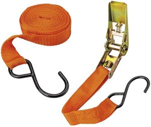 Spanband 24mm oranje 2 delig 4m