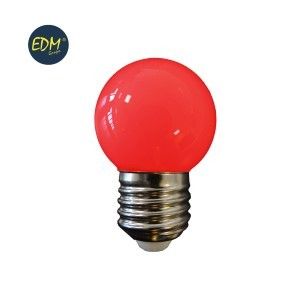 EDM LED kogel E27 1,5-15W rood