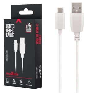 USB - USB-C kabel 1m wit