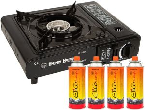 Kooktoestel 2200W draagbaar in koffer + 4 patronen