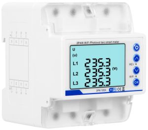 Slimme KWH meter 3- fase 100A din-rail SMART Wi-Fi TUYA