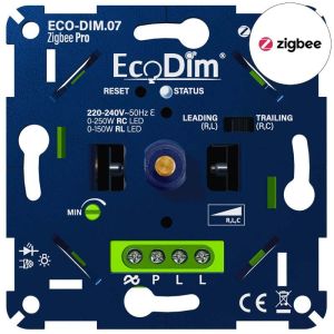 LED dimmer 0-250W EcoDim zPRO universeel - ZIGBEE