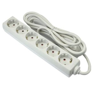 TCD RA 6V 1,5m snoer wit