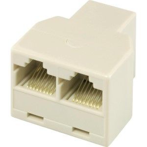 Koppelstuk T RJ45 8/8 modulair