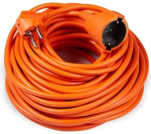Verlengsnoer PVC oranje 3x1,5qmm 20m