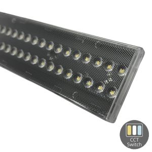 LED armatuur 3-fase 55W 150cm zwart 3CCT