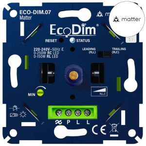 LED dimmer 0-250W EcoDim universeel - Matter