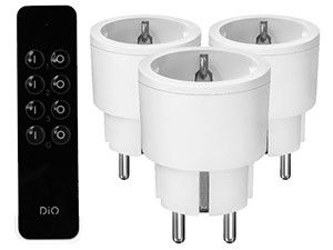 DiO Set draadloos schakelen 3x plugin ontvanger + AB
