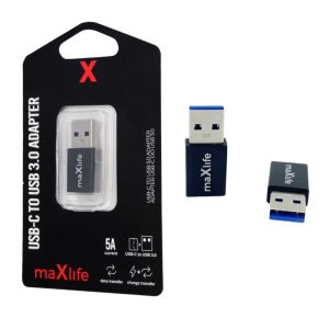 USB-C - USB adapter zwart