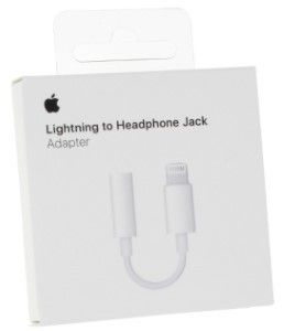 Apple Lightning -> 3,5mm jack hoofdtelefoon adapter
