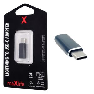 Lightning - USB-C adapter zwart