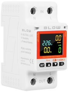 Slimme KWH meter 1- fase 63A din-rail SMART Wi-Fi TUYA