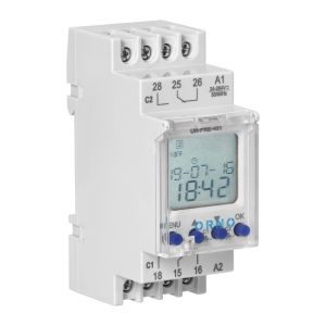 Schakelklok op din rail digitaal - 2 kanalen