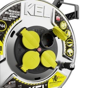 Kabelhaspel prof H05 3x2,5qmm 25m - Afbeelding 2