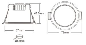 Aanwezigheidsmelder radar sensor inbouw 24 GHz - Afbeelding 2