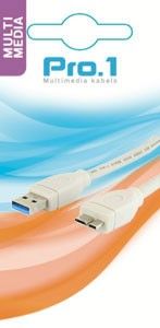 USB 3.0 A male naar Micro B male (Smartphone) 1.8m - Afbeelding 2